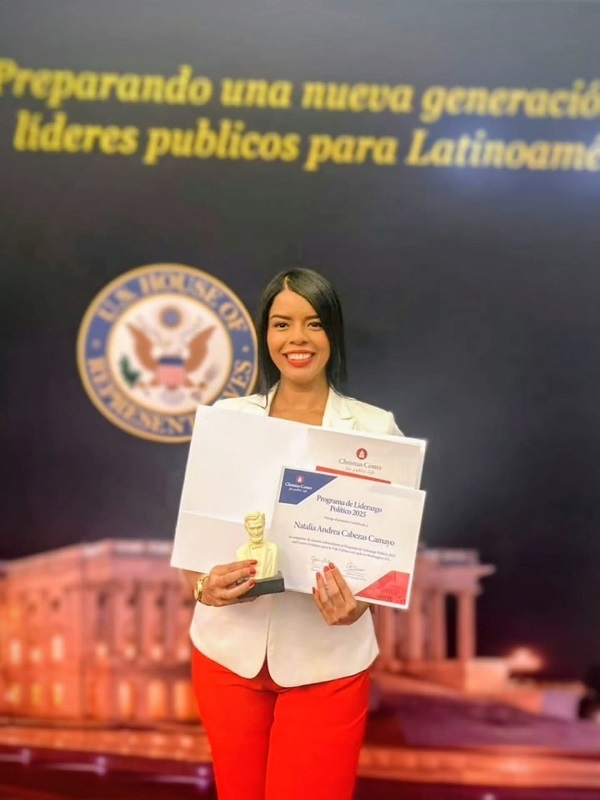 Natalia Cabezas en Washington