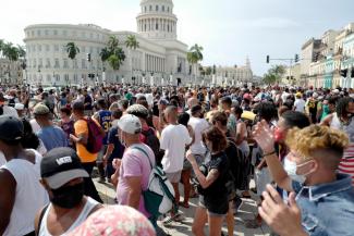 cuba protest